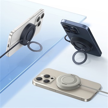 Baseus Simple Mini4 Magnetic vezeték nélküli töltő 15W, fekete