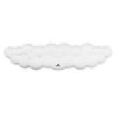 White Shark WS KP-012W CUMULUS-W csuklótámasz 90X40X3cm fehér