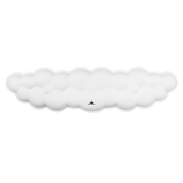 White Shark WS KP-012W CUMULUS-W csuklótámasz 90X40X3cm fehér