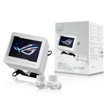 ASUS ROG RYUJIN III WB WHT - Vízhűtő pumpa - Fehér
