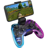 MARVO Ghost 40  - vezeték nélküli kontroller - átlátszó - RGB világítás