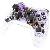 MARVO Ghost 40  - vezeték nélküli kontroller - átlátszó - RGB világítás