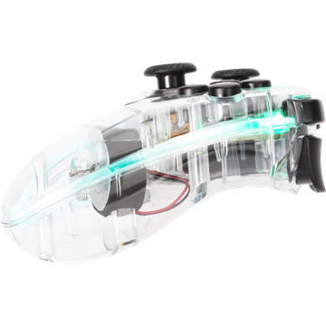 MARVO Ghost 40  - vezeték nélküli kontroller - átlátszó - RGB világítás