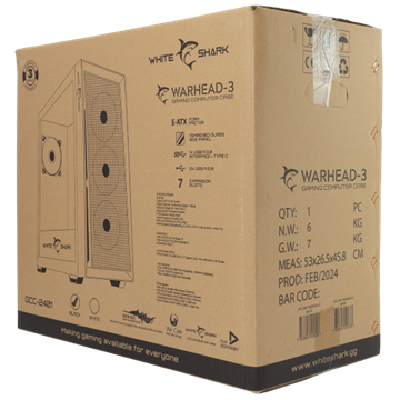 White Shark Midi - GCC-2401B WARHEAD - fekete