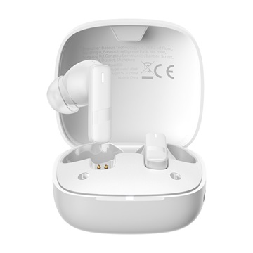 Baseus Bowie E20 True Wireless Earphones vezeték nélküli fülhallgató, fehér
