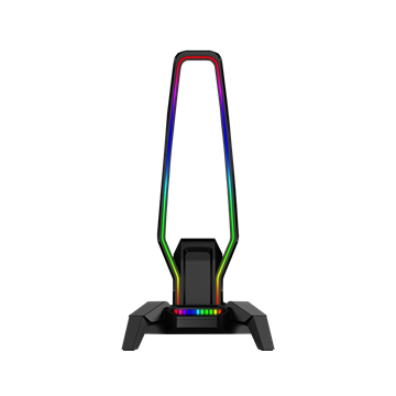 MARVO Kobe 30 RGB világítású fejhallgató tartó - fekete