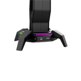 MARVO Kobe 30 RGB világítású fejhallgató tartó - fekete