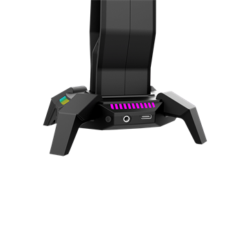 MARVO Kobe 30 RGB világítású fejhallgató tartó - fekete