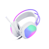 MARVO Lumi 40 vezetékes fejhallgató - fehér - RGB világítás