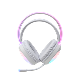 MARVO Lumi 40 vezetékes fejhallgató - fehér - RGB világítás