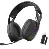 MARVO Pulz 70W vezeték nélküli fejhallgató - fekete - RGB világítás