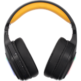 MARVO Pulz 80W vezeték nélküli fejhallgató - fekete - RGB világítás