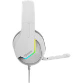 MARVO Tactic 40 vezetékes fejhallgató - fehér - RGB világítás