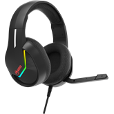 MARVO Tactic 40 vezetékes fejhallgató - fekete - RGB világítás