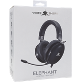 White Shark GH-2540B ELEPHANT vezetékes gamer fejhallgató mikrofonnal - fekete