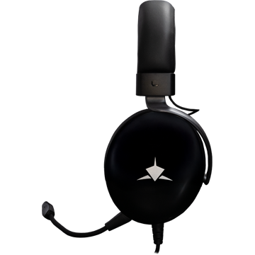 White Shark GH-2540B ELEPHANT vezetékes gamer fejhallgató mikrofonnal - fekete