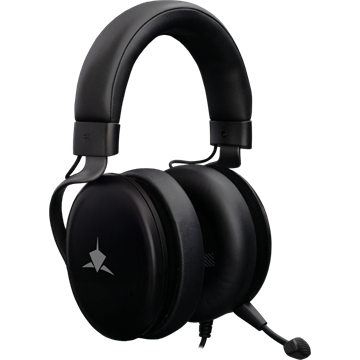 White Shark GH-2540B ELEPHANT vezetékes gamer fejhallgató mikrofonnal - fekete