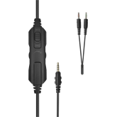 White Shark GH-2540R ELEPHANT vezetékes gamer fejhallgató mikrofonnal - piros