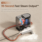 UWANT Y200 Steam gőztisztító - szürke