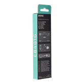 AVAX CB401G STEELY 20W USBA–Lightning töltőkábel, acélszürke - 1,5m