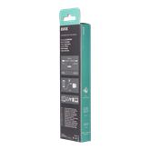 AVAX CB401G STEELY 20W USBA–Lightning töltőkábel, acélszürke - 1,5m