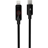 AVAX CB651 PULSEY 27W USBC–Lightning fonott töltőkábel, szürke - 1m
