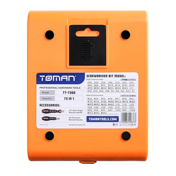 Toman TT-7300 73 db-os Professzionális Bitkészlet