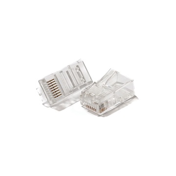 KELine Univerzális RJ45/u dugó, 8p8c, 50µ Au CAT.5E, árnyékolatlan