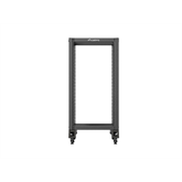Lanberg 19" 22U 600x800 szabadon álló rack keret, fekete V2