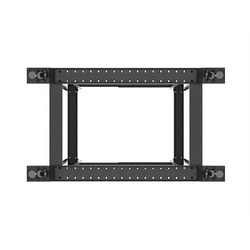 Lanberg 19" 42U 600x1000 szabadon álló rack keret, fekete