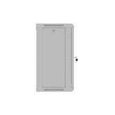 Lanberg 19" fali rack szekrény 12U/540X350, üvegajtó, lapraszerelt, szürke