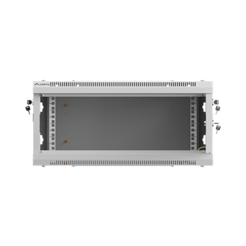 Lanberg 19" fali rack szekrény 4U/600X450 lemezajtó, lapraszerelt, szürke