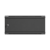 Lanberg 19" fali rack szekrény 4U/600X600 lemezajtó, lapraszerelt, fekete