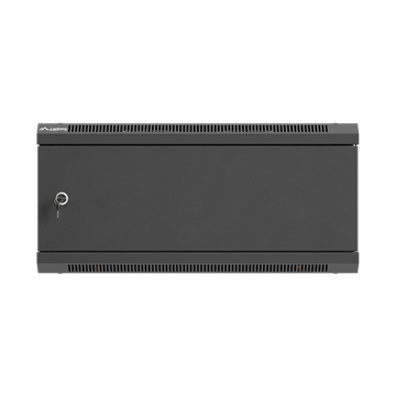 Lanberg 19" fali rack szekrény 4U/600X600 lemezajtó, lapraszerelt, fekete