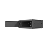 Lanberg 19" fali rack szekrény 4U/600X600 lemezajtó, lapraszerelt, fekete