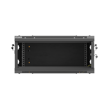 Lanberg 19" fali rack szekrény 4U/600X600 lemezajtó, lapraszerelt, fekete