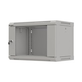 Lanberg 19" fali rack szekrény 6U/540X350 lapraszerelt, szürke V2