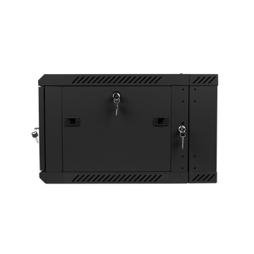 Lanberg 19" kétrészes fali rack szekrény 6U/600X600 lapraszerelt, fekete