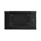 Lanberg 19" kétrészes fali rack szekrény 6U/600X600 lapraszerelt, fekete