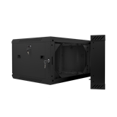 Lanberg 19" kétrészes fali rack szekrény 6U/600X600 lapraszerelt, fekete