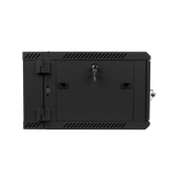 Lanberg 19" kétrészes fali rack szekrény 6U/600X600 lapraszerelt, fekete