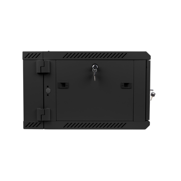 Lanberg 19" kétrészes fali rack szekrény 6U/600X600 lapraszerelt, fekete