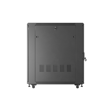 Lanberg 19" szabadon álló rack szekrény 22U/600X1000 üvegajtó, lapraszerelt, fekete