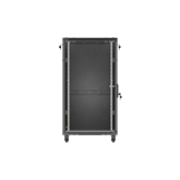 Lanberg 19" szabadon álló rack szekrény 22U/600X1000 üvegajtó, lapraszerelt, fekete