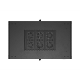 Lanberg 19" szabadon álló rack szekrény 27U/600X1000 üvegajtó, lapraszerelt, fekete