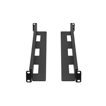Lanberg 650-1090 mm állítható rack sín készlet ,1U, fekete