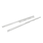 Lanberg 650-1090 mm állítható rack sín készlet ,1U, szürke