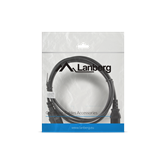 Lanberg IEC 320 C13->C14 kábel 1,8 m, fekete