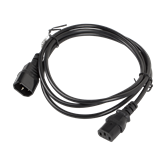 Lanberg IEC 320 C13->C14 kábel 1,8 m, fekete