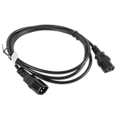 Lanberg IEC 320 C13->C14 kábel 1,8 m, fekete